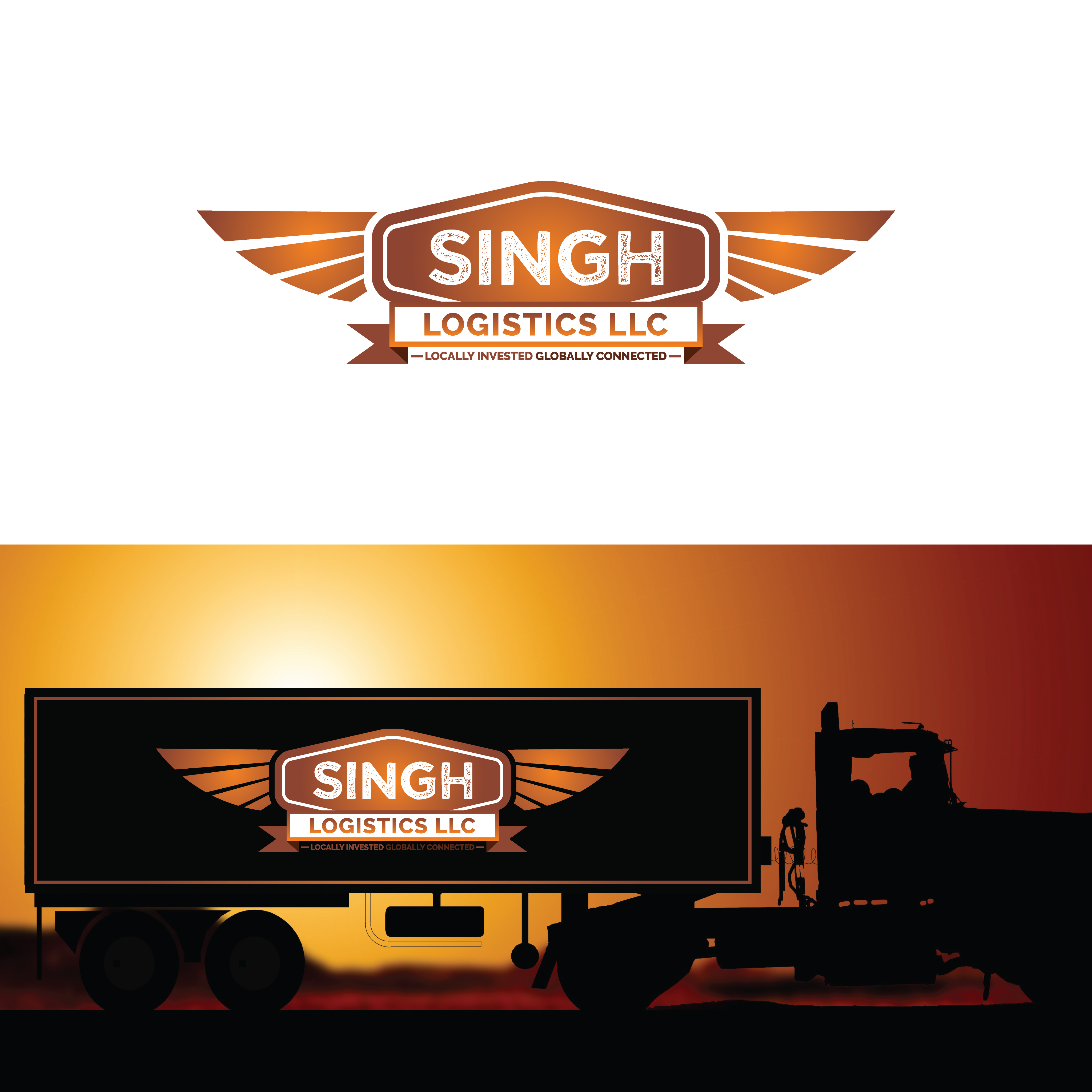 Logo-Design von Design Element für Singh Logistics LLC | Design #29927345