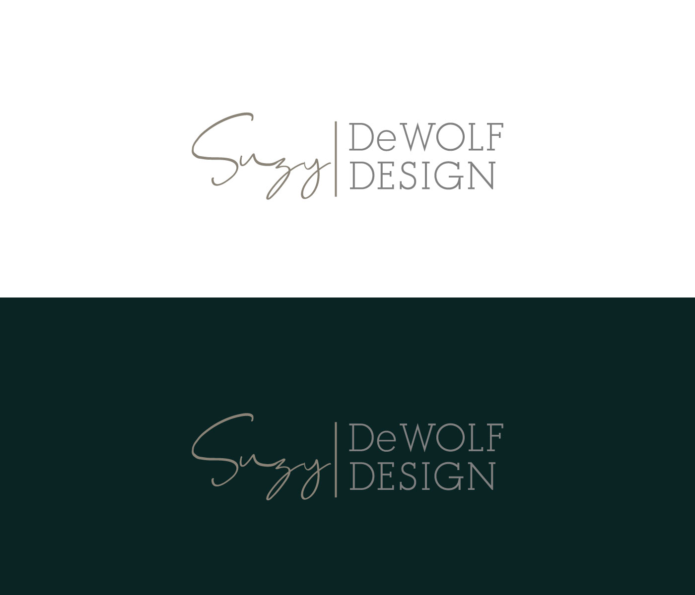 Logo Design by Farhad Kreative for Suzy DeWolf Design | Design #29864176