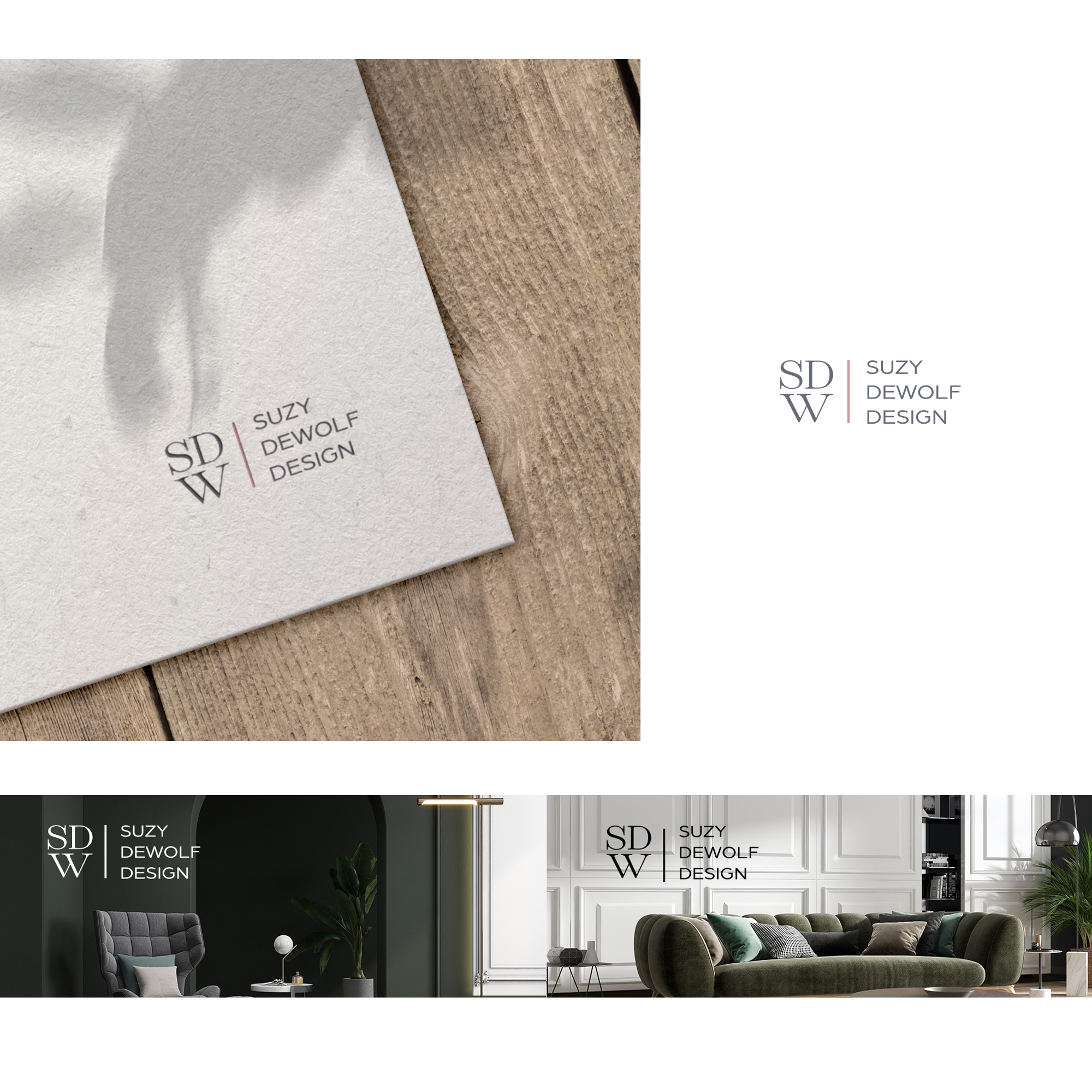 Logo-Design von DraganaK. für Suzy DeWolf Design | Design #29895440