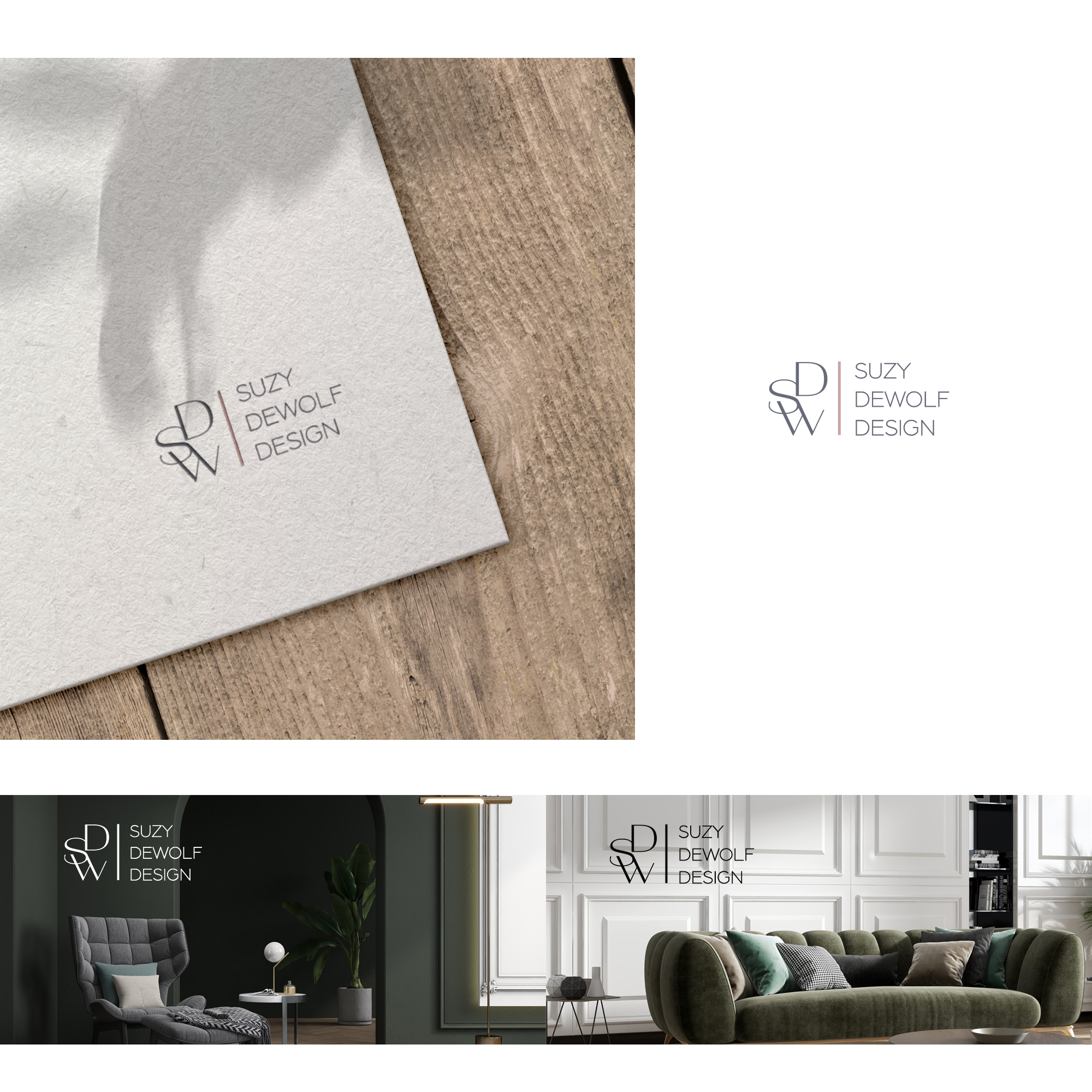 Logo-Design von DraganaK. für Suzy DeWolf Design | Design #29895478