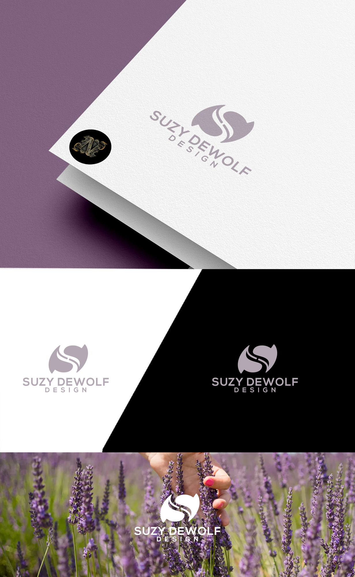 Logo Design by END™ for Suzy DeWolf Design | Design #29877379