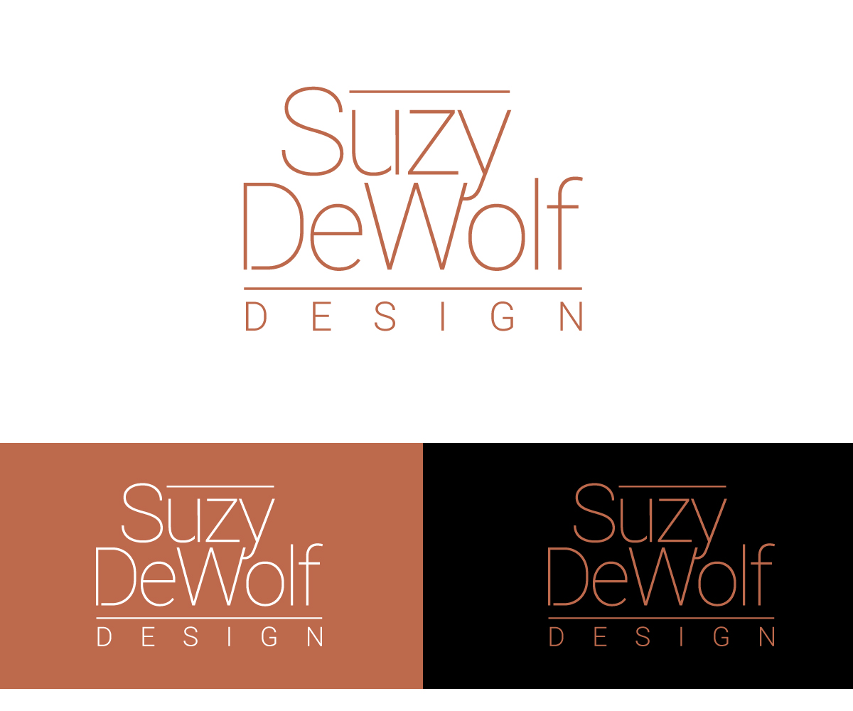 Logo Design by Paint-Tools for Suzy DeWolf Design | Design #29865929