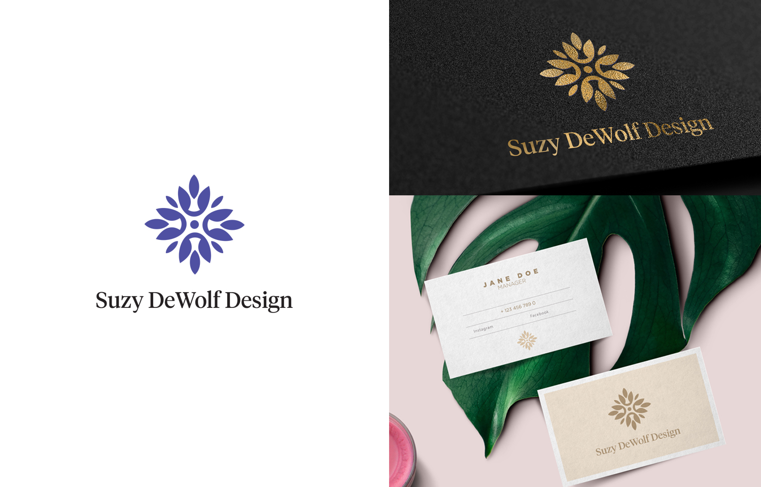 Logo Design by yganess for Suzy DeWolf Design | Design #29889320