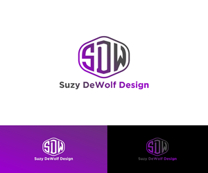 Logo Design by rastf2day for Suzy DeWolf Design | Design: #29899962