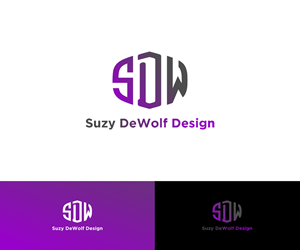 Logo Design by rastf2day for Suzy DeWolf Design | Design #29899968