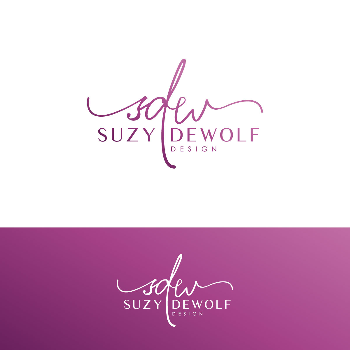 Logo Design by LAXMI DESIGNHUB for Suzy DeWolf Design | Design #29865980