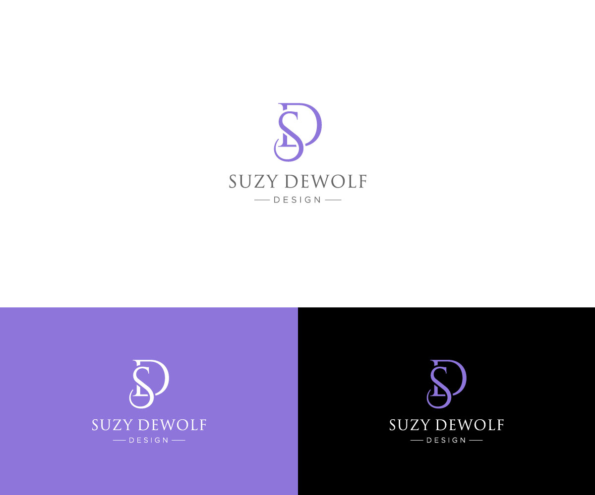Logo Design by flora.c design for Suzy DeWolf Design | Design #29867271