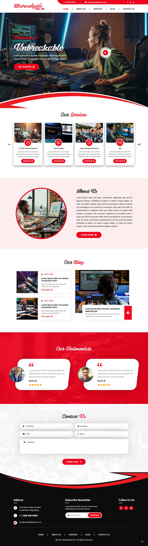 Web Design par pb pour ce projet | Design : #29881414