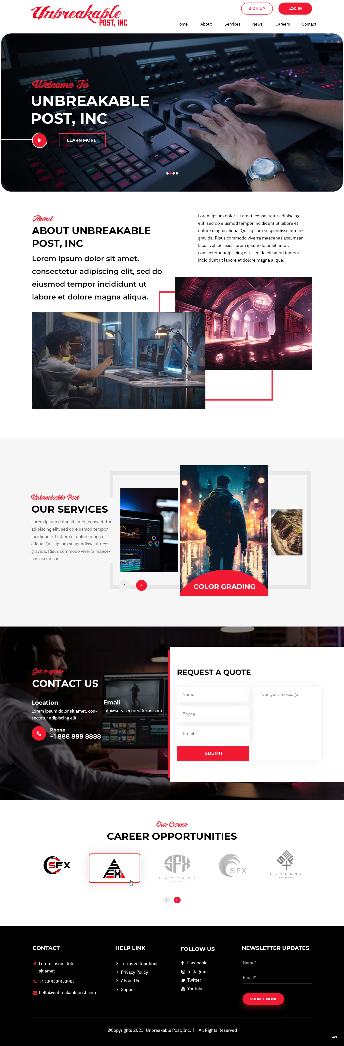 Web Design by pb for this project | Design #29881415