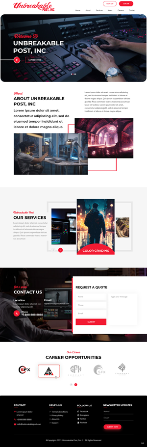 Web Design par pb pour ce projet | Design : #29881415