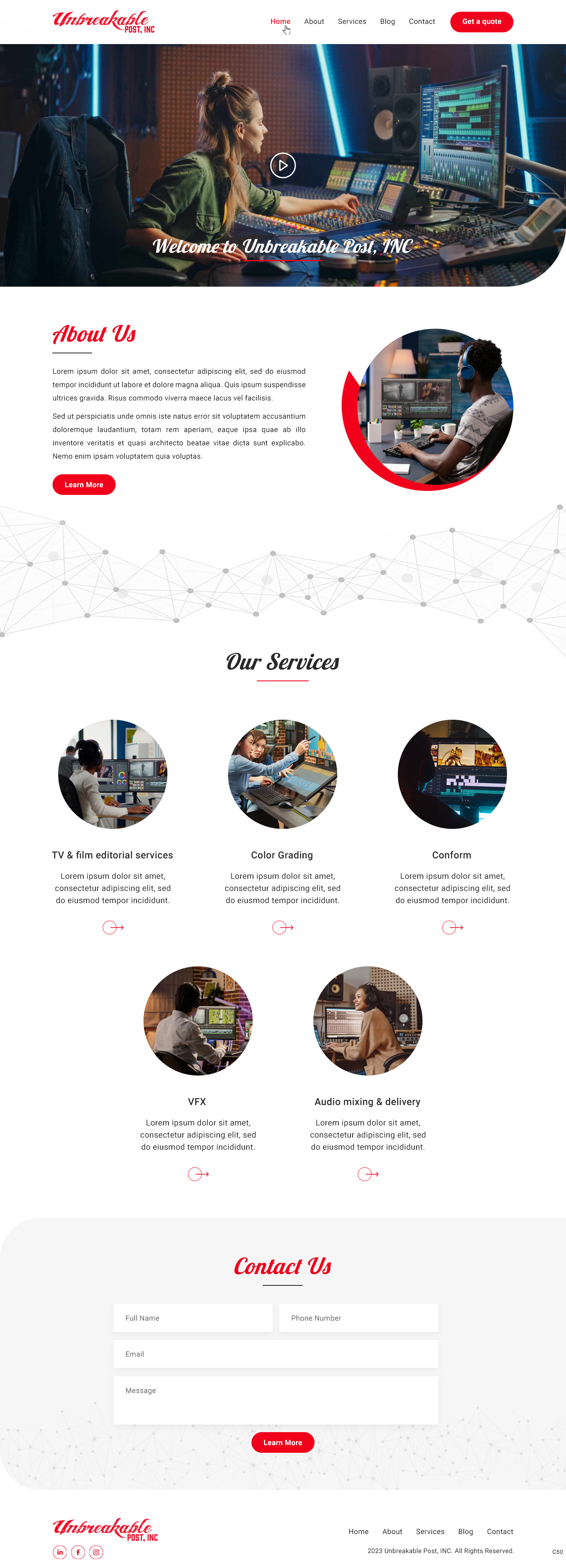 Web Design by pb for this project | Design #29881422