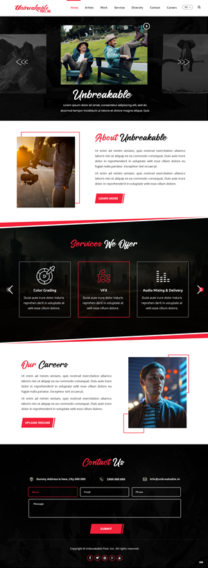 Web Design par pb pour ce projet | Design : #29881423