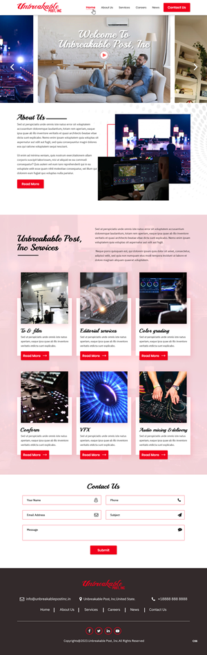 Web Design par pb pour ce projet | Design : #29881424