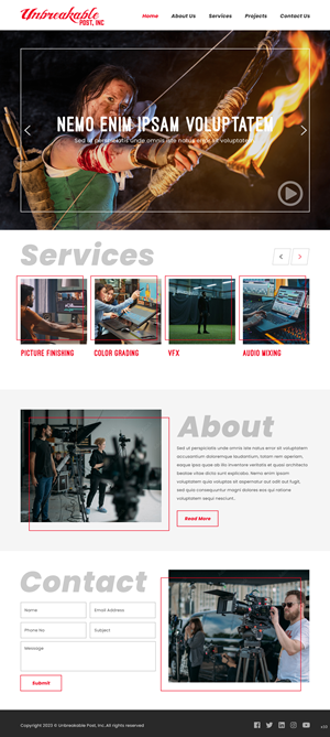 Web Design par pb pour ce projet | Design : #29881446