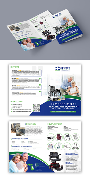 Brochure Design by debdesign for Scott Medical Equipment llc | Design: #29864324
