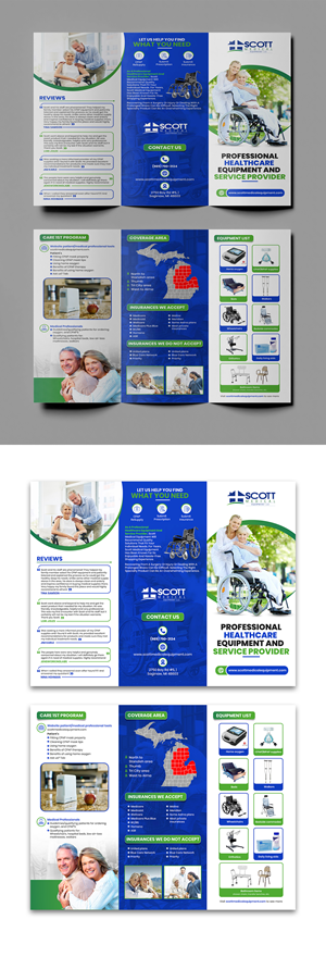 Brochure Design by debdesign for Scott Medical Equipment llc | Design: #29864880