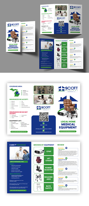 Brochure Design by debdesign for Scott Medical Equipment llc | Design: #29865004