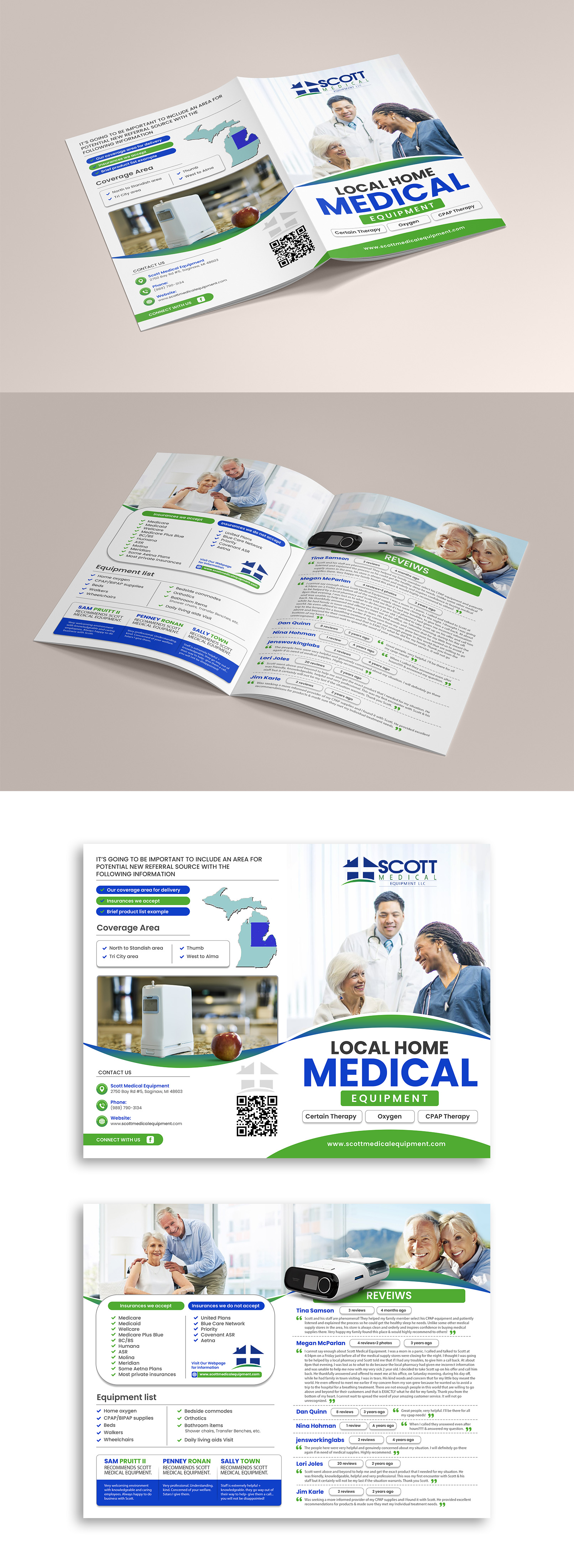Brochure Design by debdesign for Scott Medical Equipment llc | Design #29865702