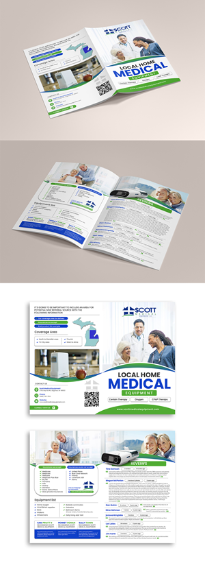Brochure Design by debdesign for Scott Medical Equipment llc | Design: #29865702