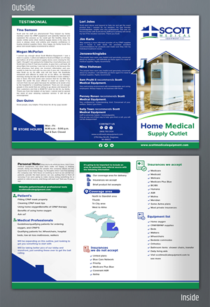 Brochure Design by SAI DESIGNS for Scott Medical Equipment llc | Design: #29866515