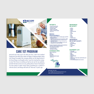 Brochure Design by Maxo-Biz for Scott Medical Equipment llc | Design: #29865903