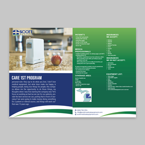 Brochure Design by Maxo-Biz for Scott Medical Equipment llc | Design: #29865904