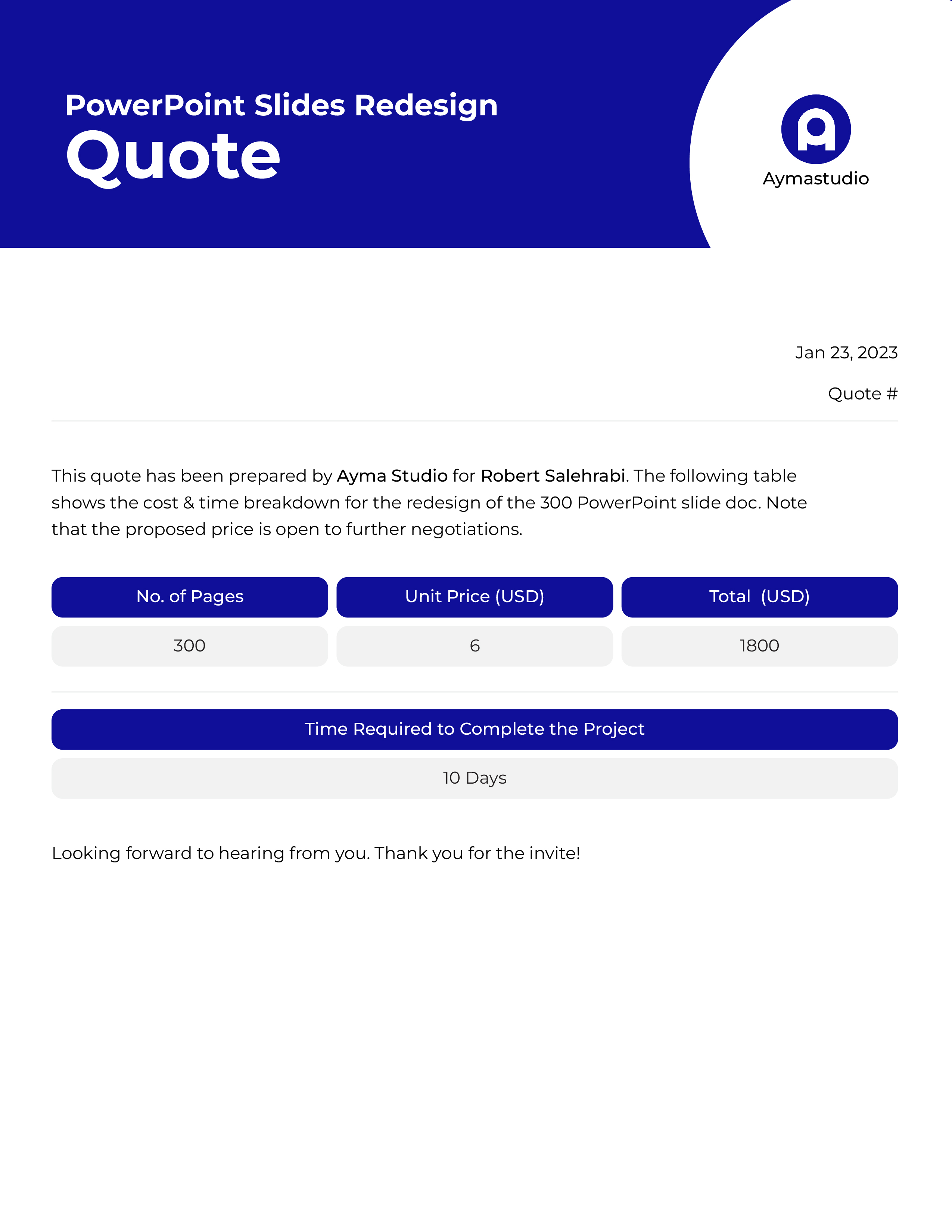 PowerPoint Design by Abdulmumin Imam for this project | Design #29882612