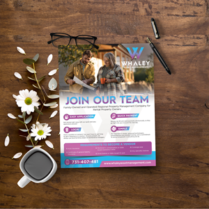 Flyer Design by Sun Creative for Whaley Asset management LLC | Design: #29877749