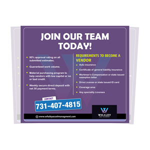 Flyer Design by ivogue for Whaley Asset management LLC | Design: #29947248