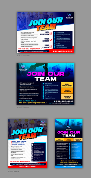 Flyer Design by mscreations.lk for Whaley Asset management LLC | Design: #29922966
