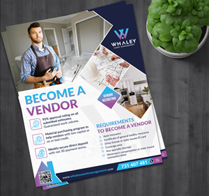 Flyer Design by alex989 for Whaley Asset management LLC | Design: #29866155