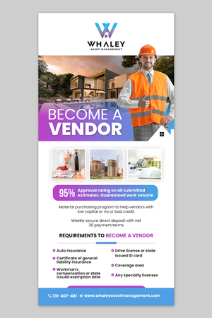 Flyer Design by debdesign for Whaley Asset management LLC | Design: #29865840