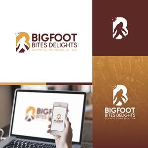 Logo-Design von LogoEon für BigFoot Bites Delights | Design: #29906358