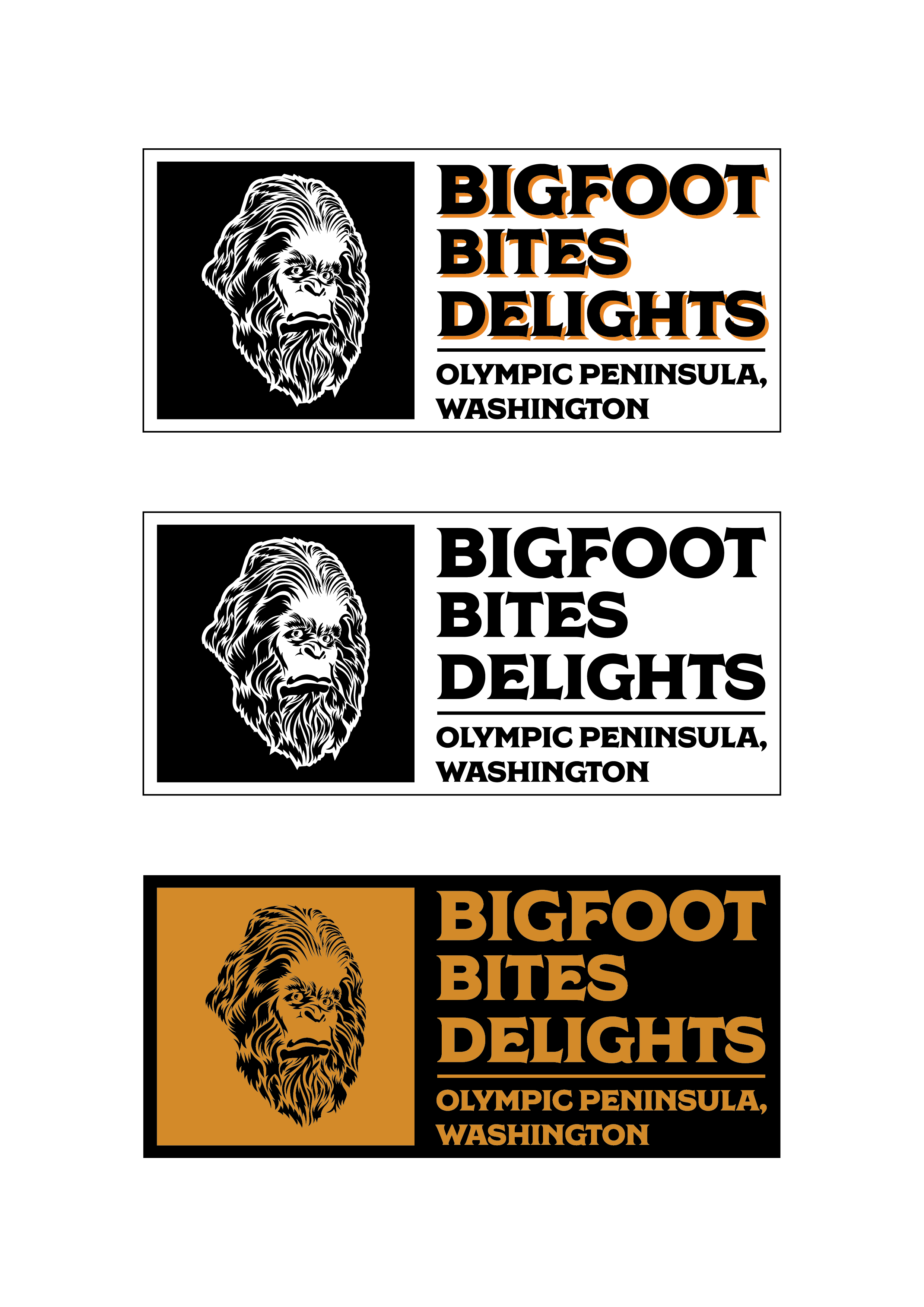 Logo-Design von katan_designs für BigFoot Bites Delights | Design #29880658