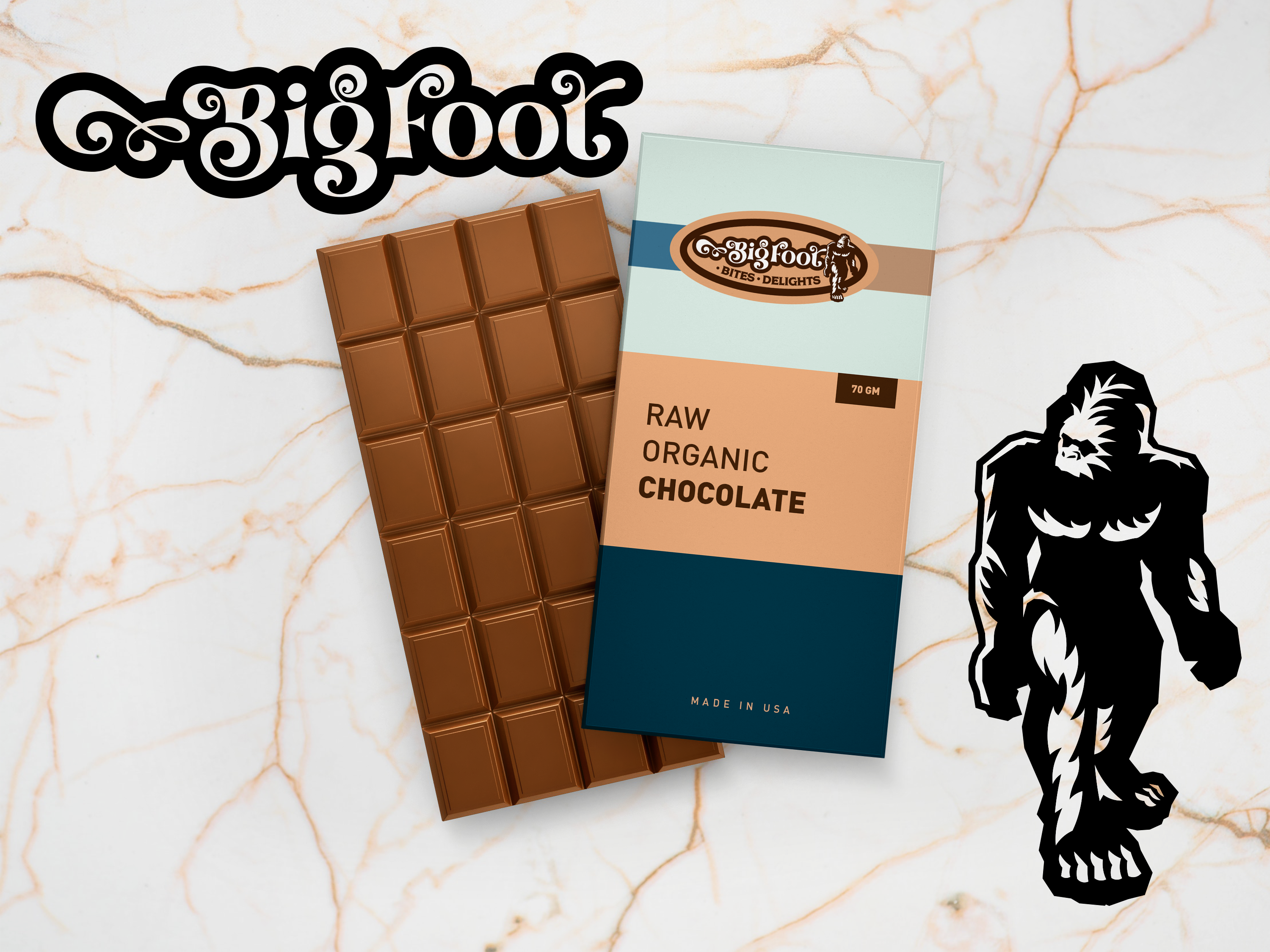 Logo-Design von katan_designs für BigFoot Bites Delights | Design #29893323