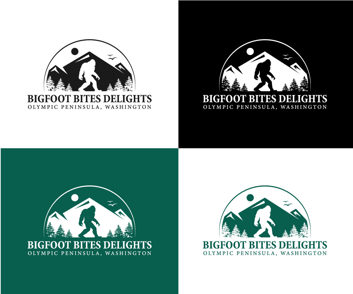 Logo-Design von Nasima 4 für BigFoot Bites Delights | Design #29905883