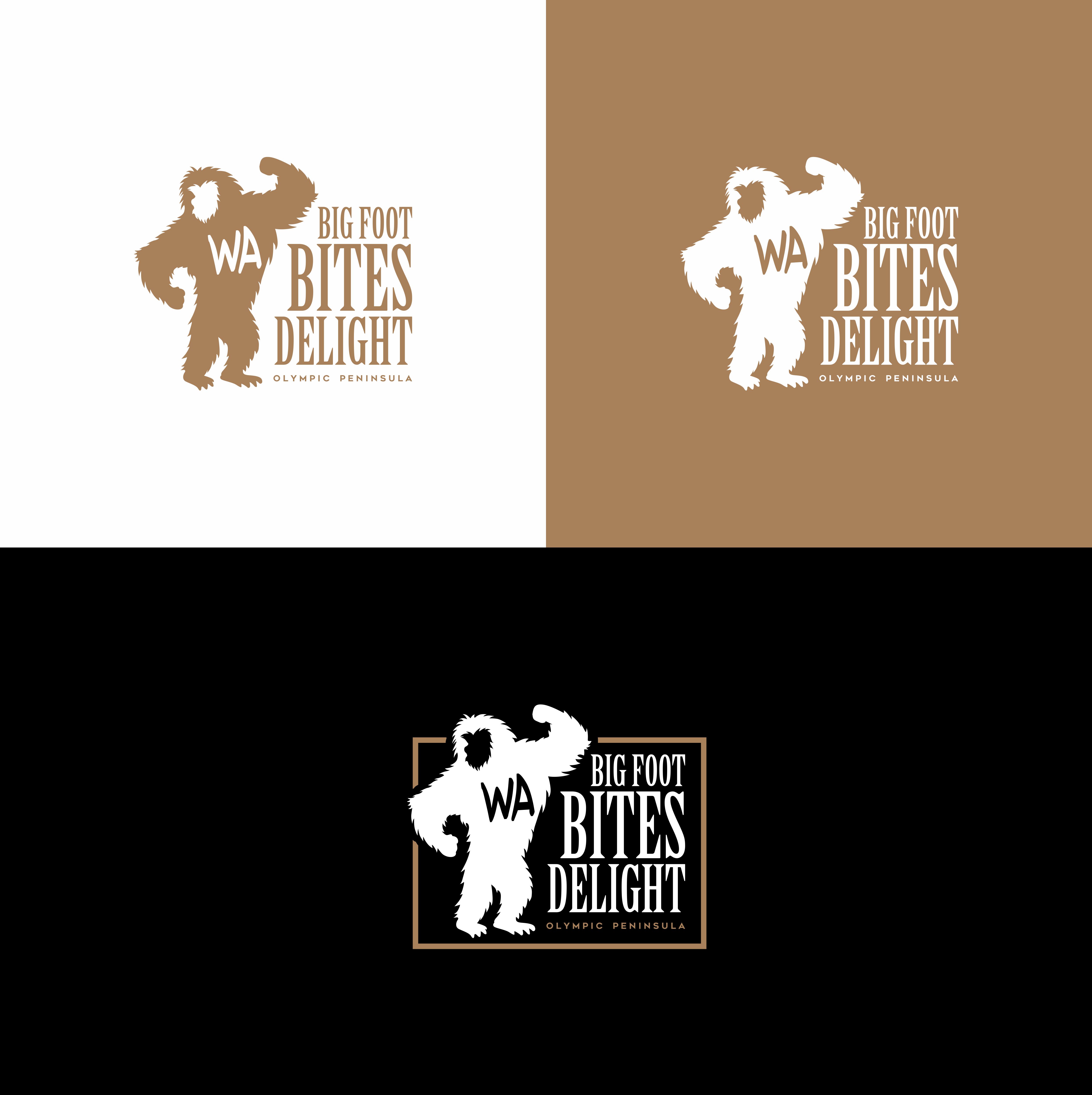 Logo-Design von Adi firadika für BigFoot Bites Delights | Design #29905866