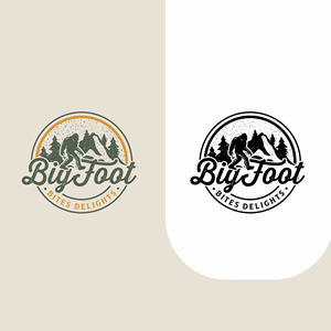 Logo Design by HaerType for BigFoot Bites Delights | Design: #29905556