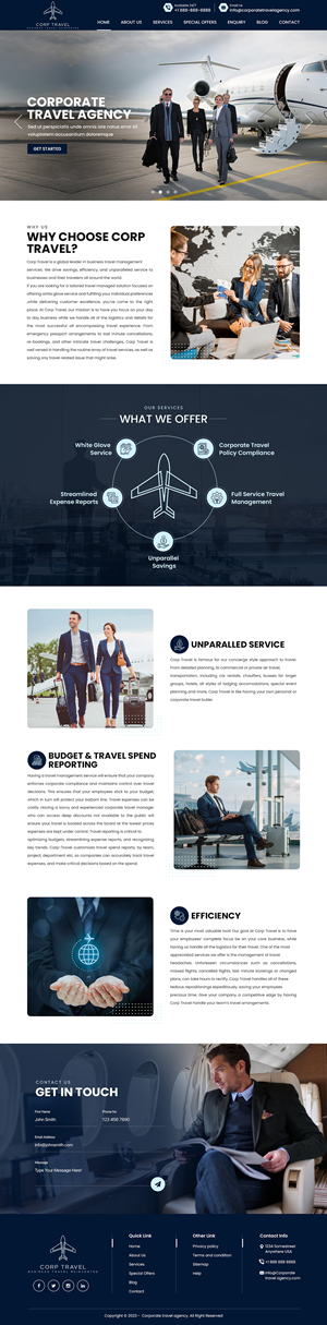 Web Design by Titan Eagle for this project | Design: #29998508