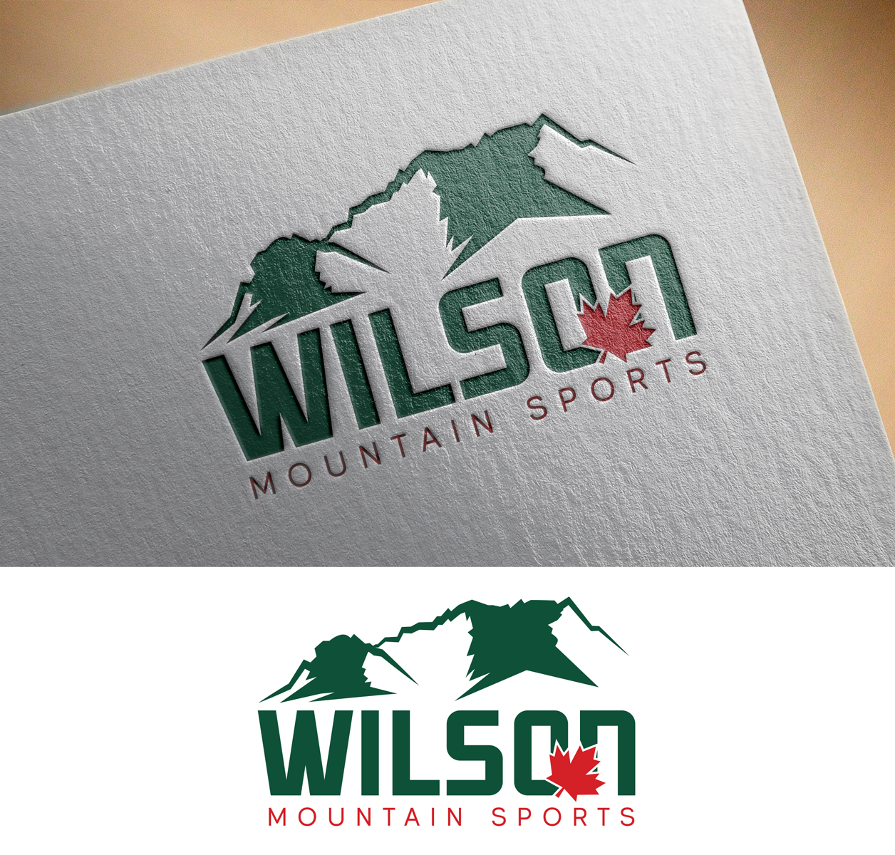 Logo Design by we with for Wilson Mountain Sports | Design #29887364