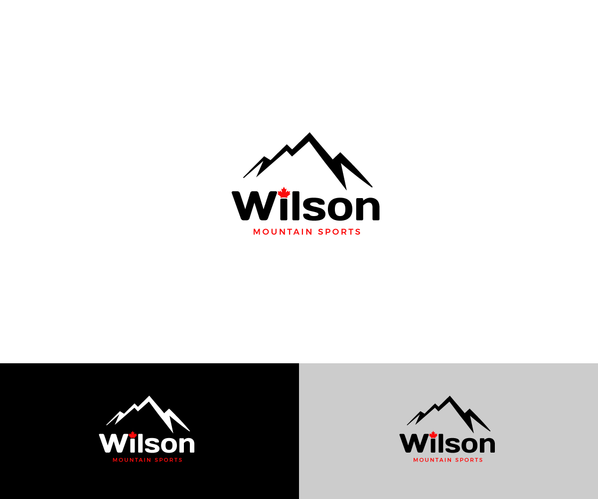 Logo Design by BatJazzStudio for Wilson Mountain Sports | Design #29904123