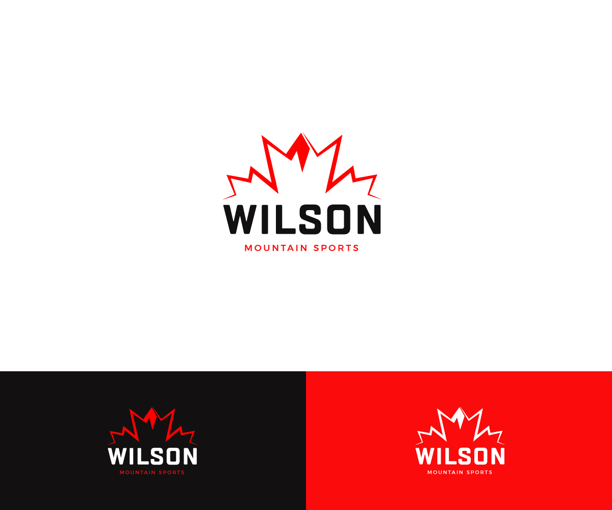 Logo Design by BatJazzStudio for Wilson Mountain Sports | Design #29904292