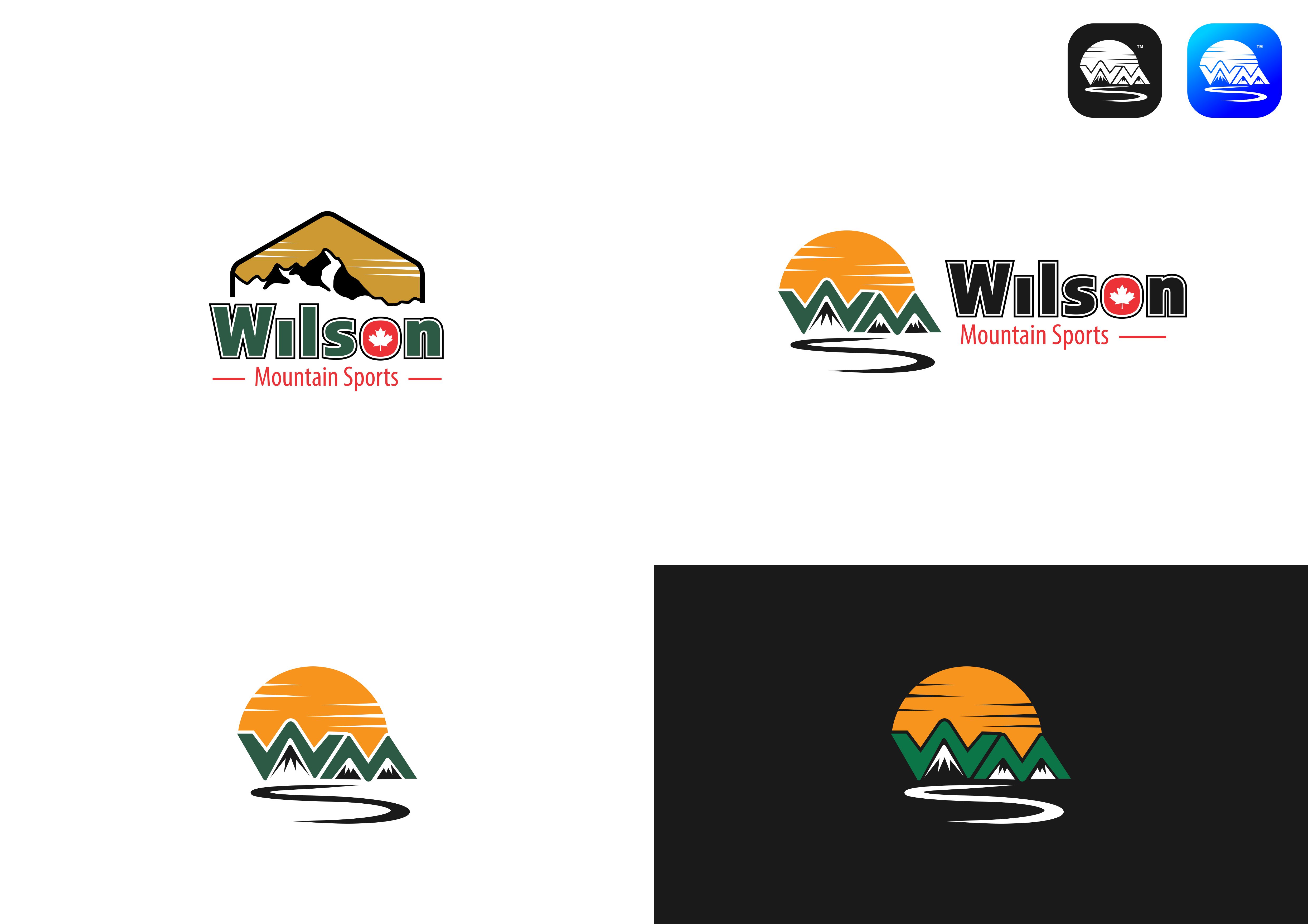 Logo Design by graphics1 for Wilson Mountain Sports | Design #29898054