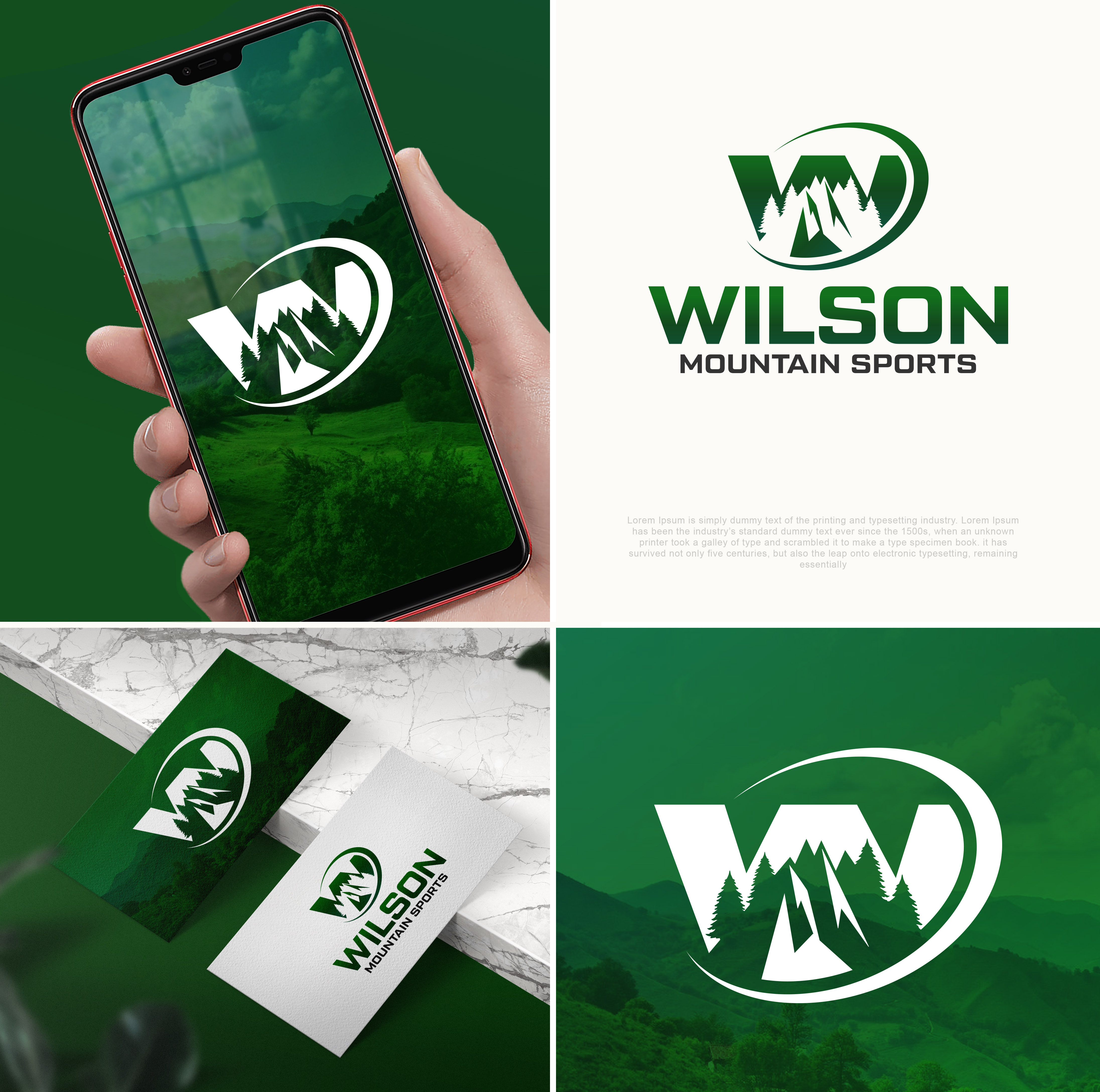 Design de Logo par aexo pour Wilson Mountain Sports | Design #29869524