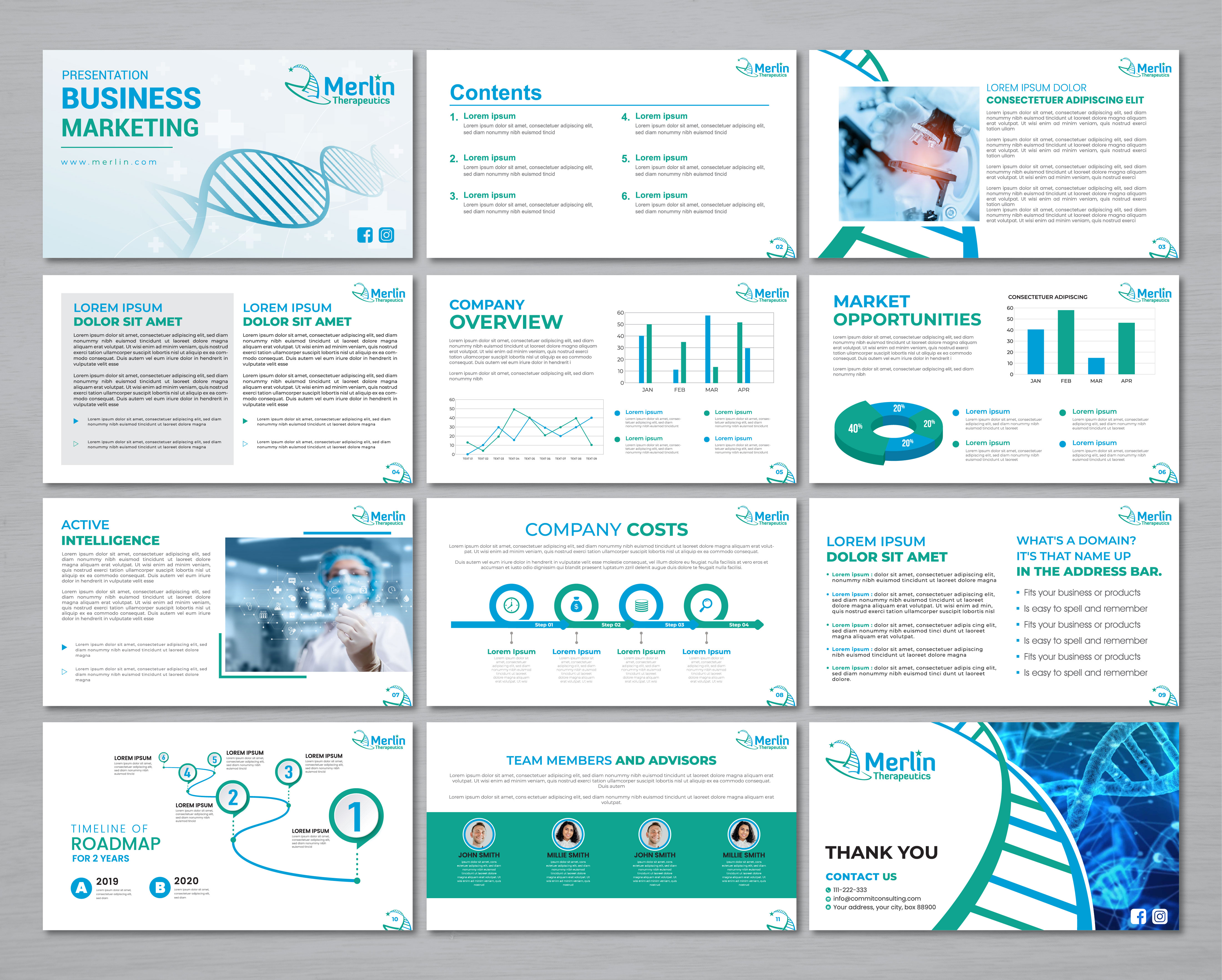 PowerPoint Design by artbitin for B & A Health Services, PLLC | Design #29869467