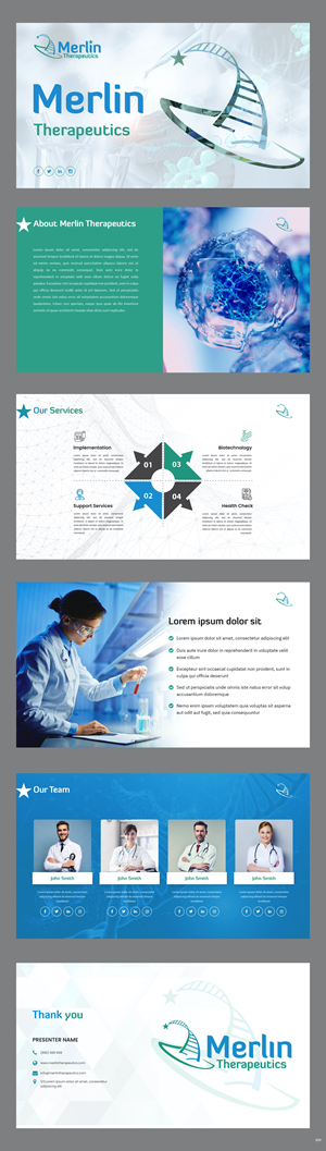 Design de PowerPoint par pb pour B & A Health Services, PLLC | Design : #29872549