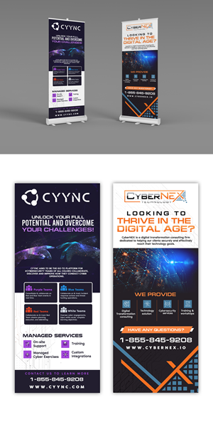 Trade Show Booth Design by ArtHive for CyberNEX | Design: #29881784