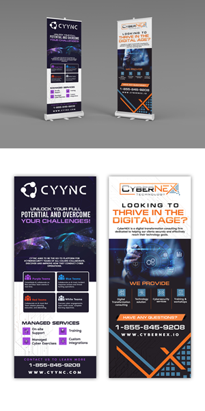 Trade Show Booth Design by ArtHive for CyberNEX | Design: #29881785