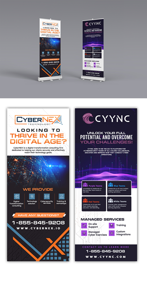 Trade Show Booth Design by ArtHive for CyberNEX | Design: #29905477