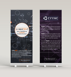 Trade Show Booth Design by Black Machine Grafx for CyberNEX | Design: #29876247